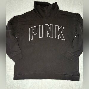 Victoria's Secret PINK Black and White Logo Hoodie